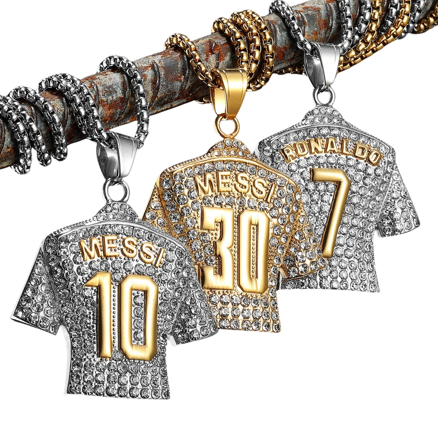 Soccer Jersey Pendant Necklace – Titanium Steel Fan Gift