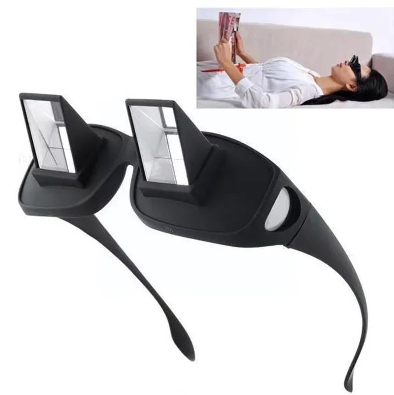Lazy Reading Glasses with Prism Lens Bed Periscope