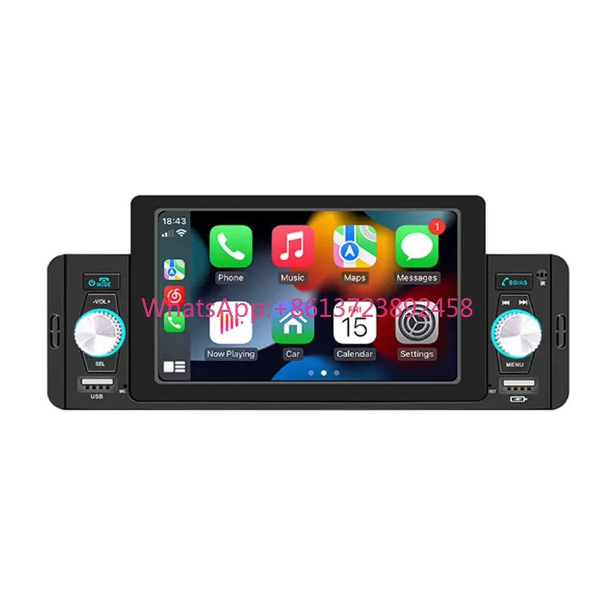 5-Inch Bluetooth Car Multimedia Screen with Phone Integration