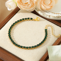 Colorful Beaded Accent Bracelet with Polished Details for Layering