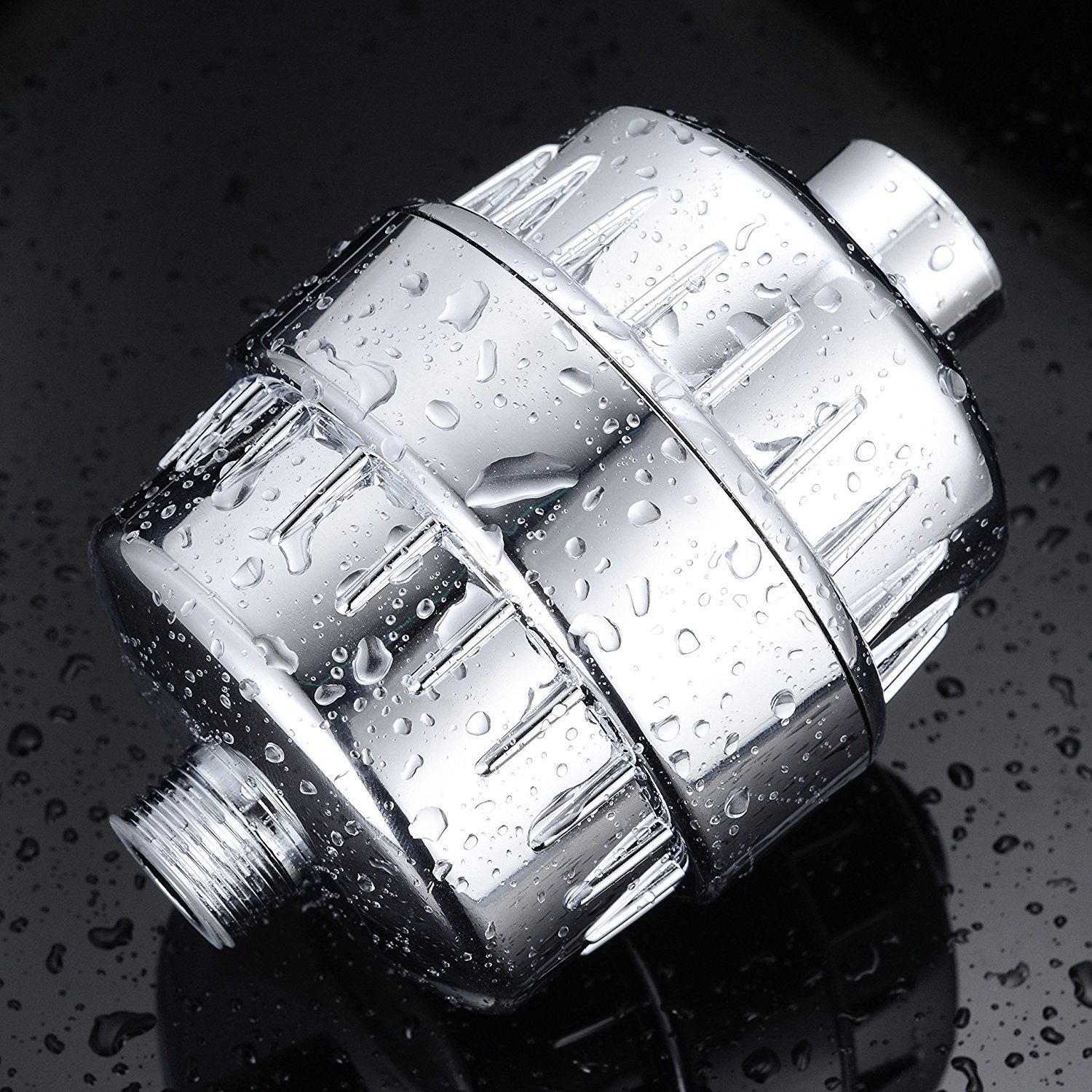 20-Layer Shower Filter with Replaceable Cartridge Chrome