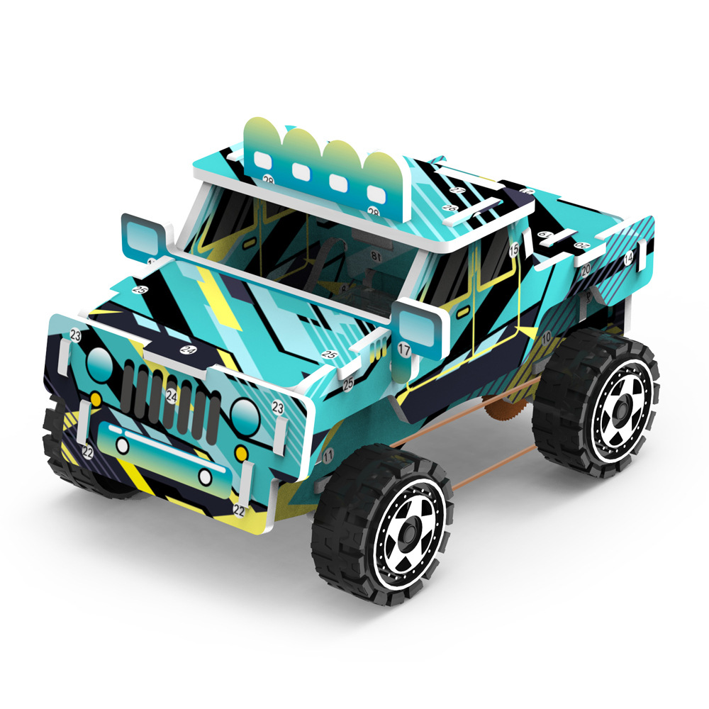 DIY STEM Vehicle Kit for Kids Build-Your-Own Car Set