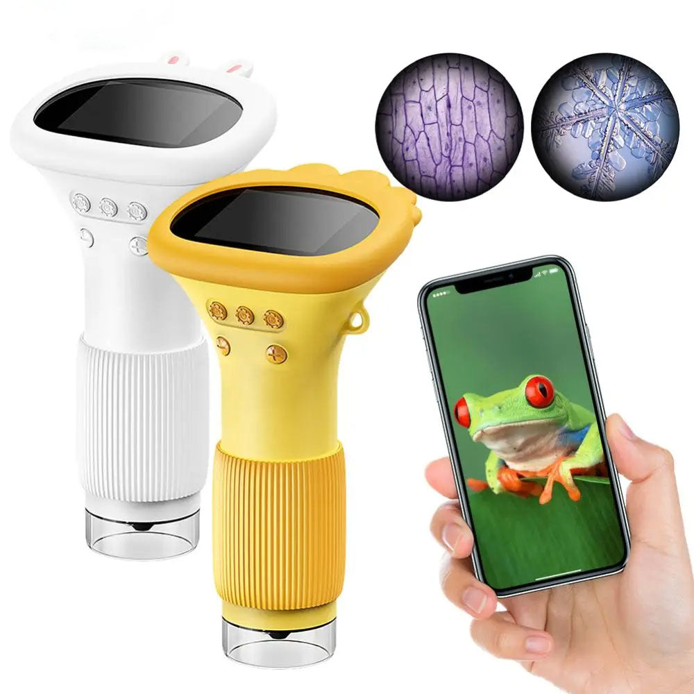 Kids Handheld Digital Microscope 1000x Zoom HD Screen 2 Colors