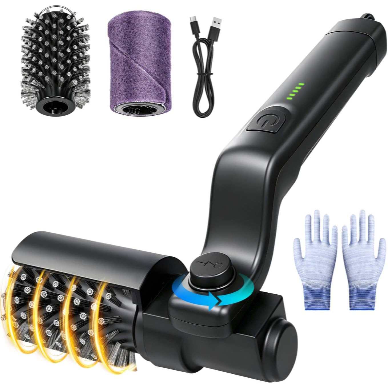 Rechargeable Electric Grill Cleaning Brush Stainless Steel BBQ