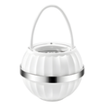 Bath Water Filter Basket with Hanging Handle and Removable Lid