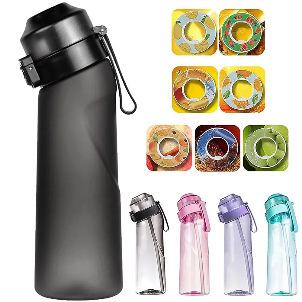 Flavored Water Bottle 650ml - Fruit Infuser Hydration Bottle BPA-Free