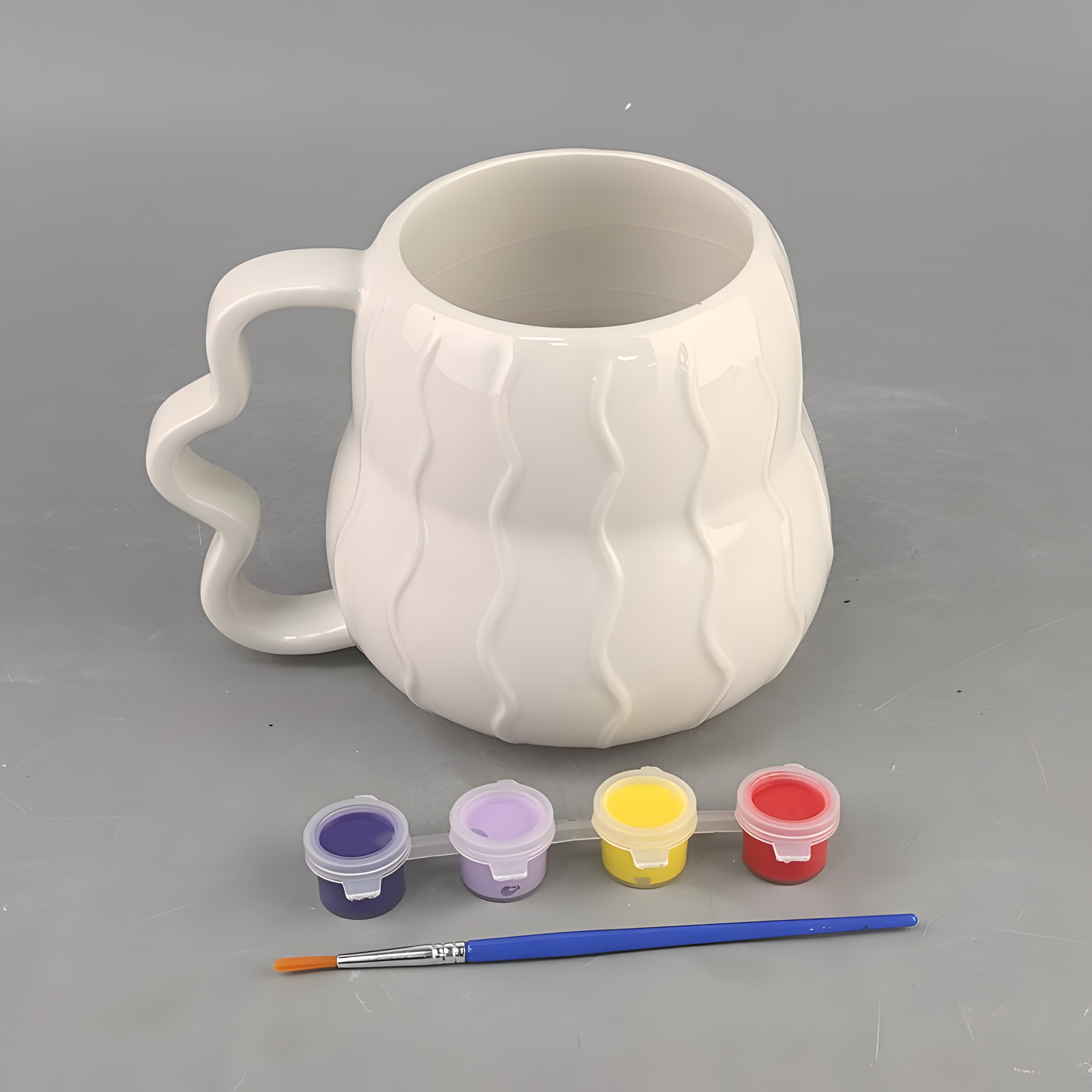 DIY Ceramic Mug and Dish Set for Creative Painting Projects