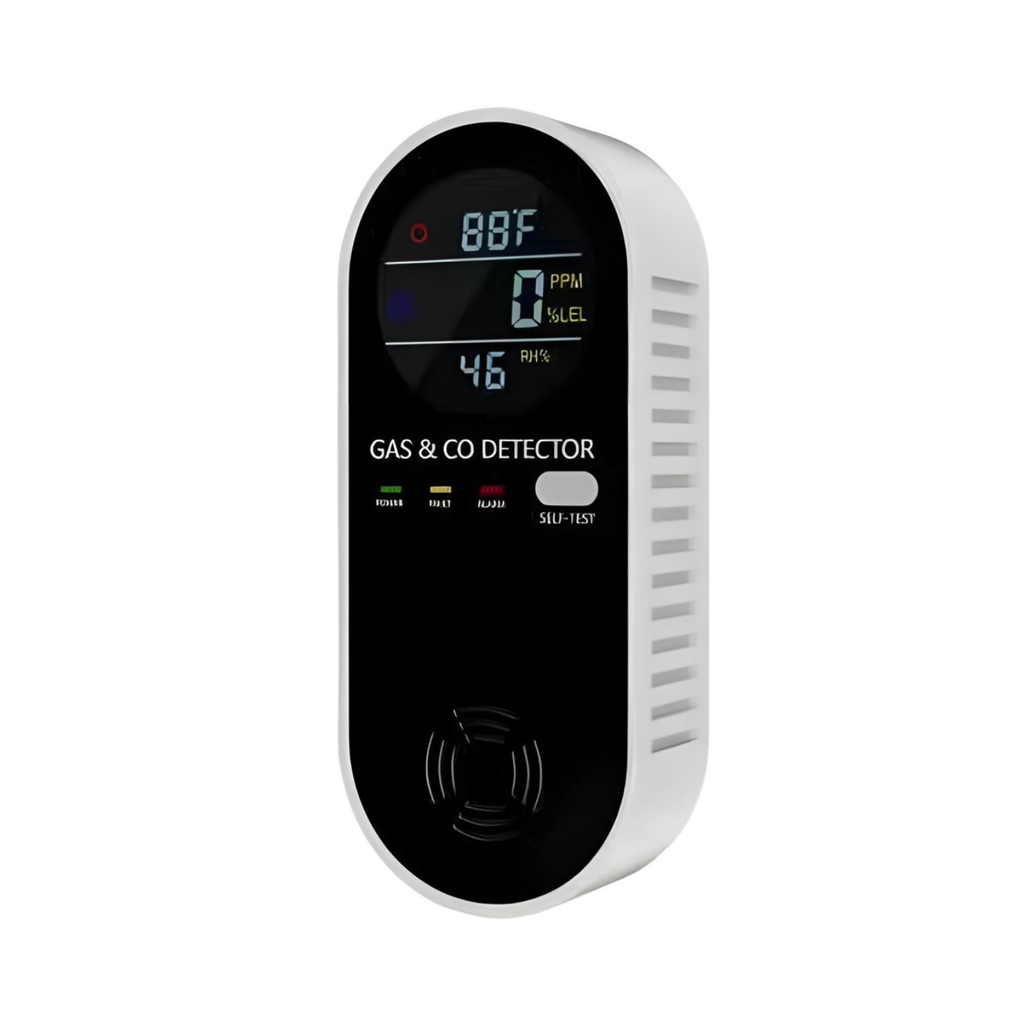 Portable Gas & CO Detector with Alarm – Plug-In Safety Monitor