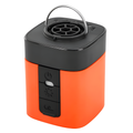 Rechargeable Mini Air Pump with LED Light & Nozzles
