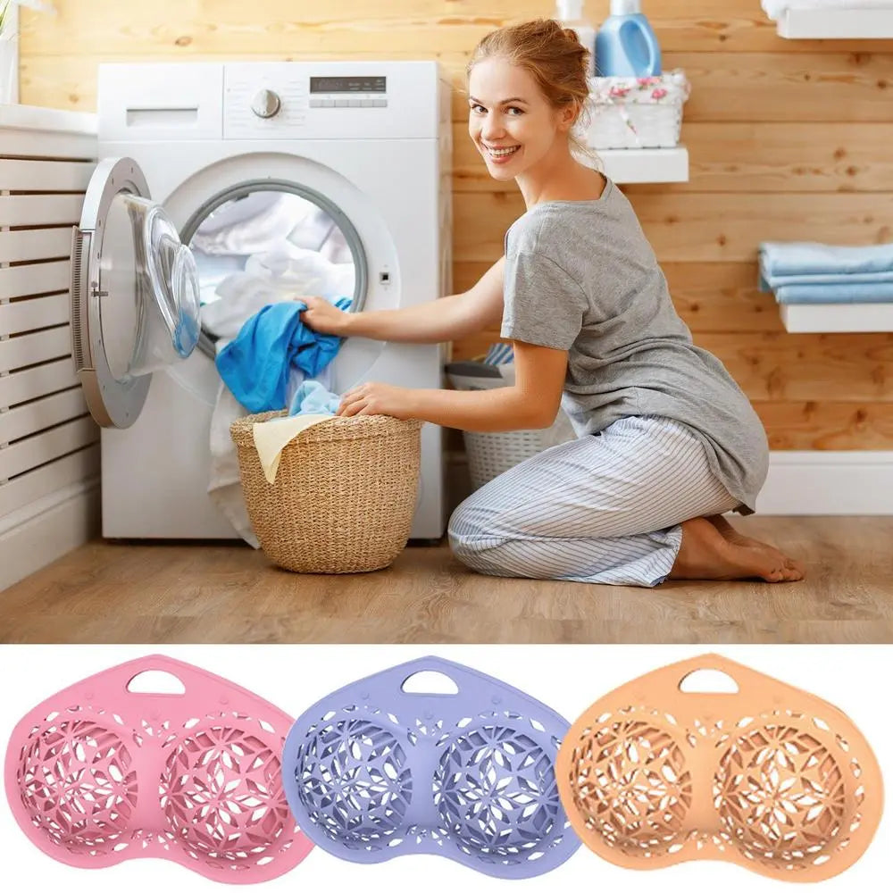 Ensemble de sacs à linge en maille de silicone de qualité supérieure (protection anti-déformation pour lave-linge et sèche-linge)
