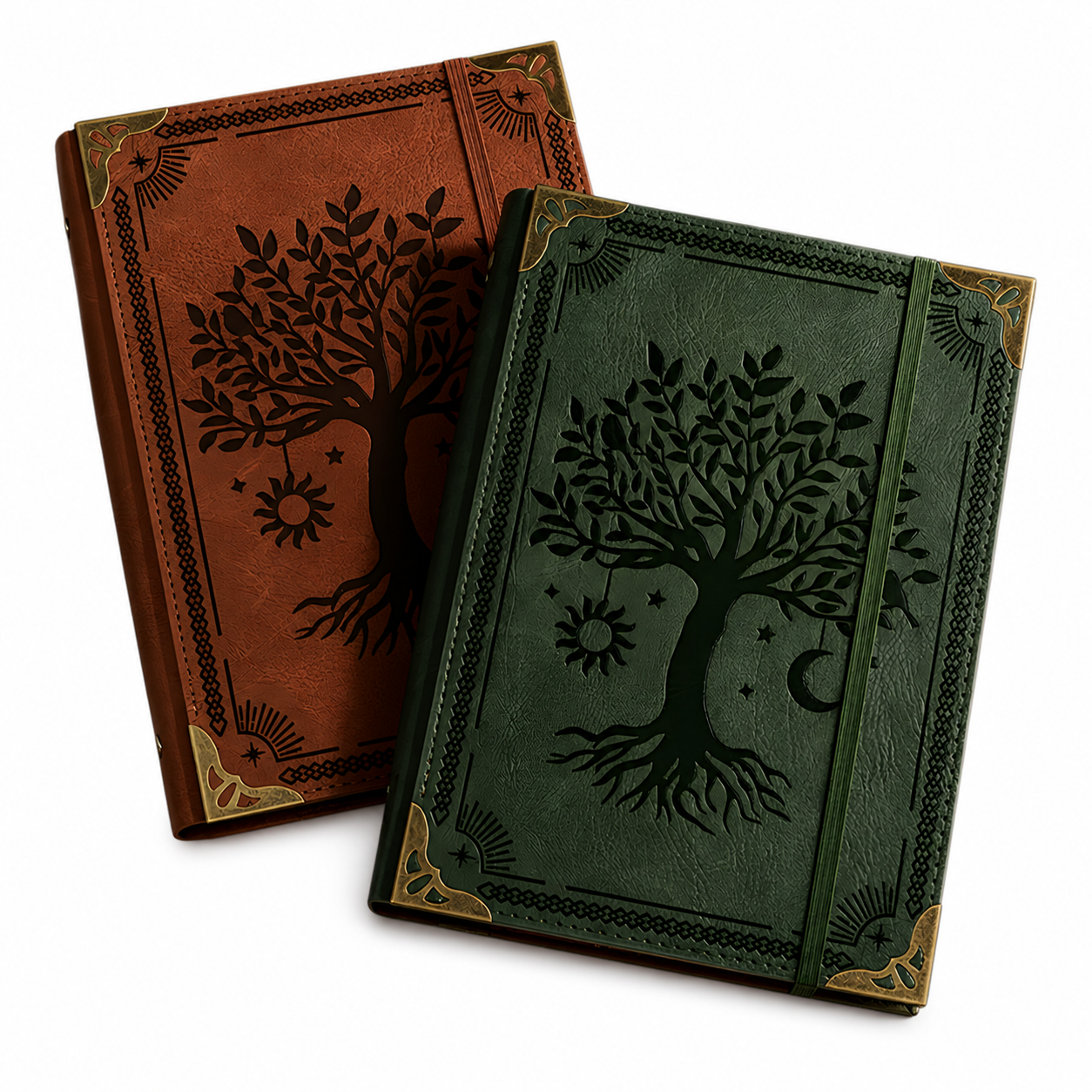 Refillable Vintage Notebook for Journaling and Daily Notes
