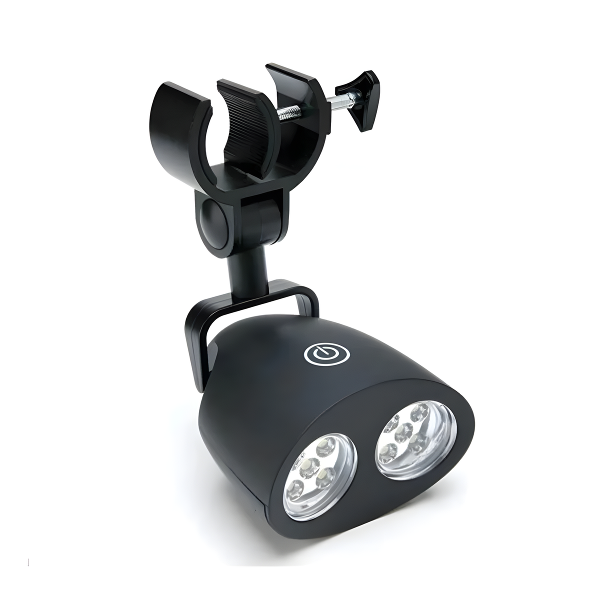 Clamp-On LED Grill Light, 10 LEDs and Adjustable Twin Lens