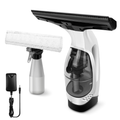 Rechargeable Window Vacuum with Spray and Squeegee Head