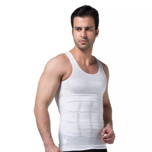 Men's Compression Shapewear Vest - Gynecomastia Slimming Undershirt