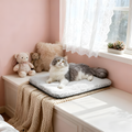 Self-Warming Plush Pet Mat for Cats and Dogs, Four Size Options
