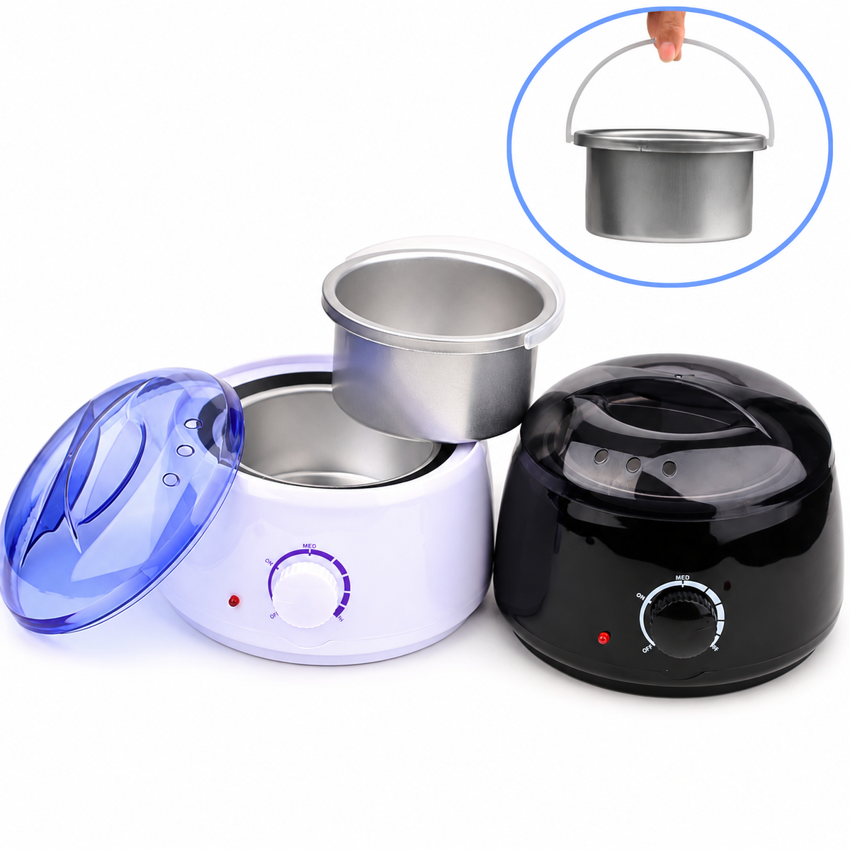 Electric Wax Warmer, 500 ml Removable Pot and Control Dial