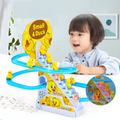 Automatic Stair-Climbing Duck Track Toy with Music and Lights