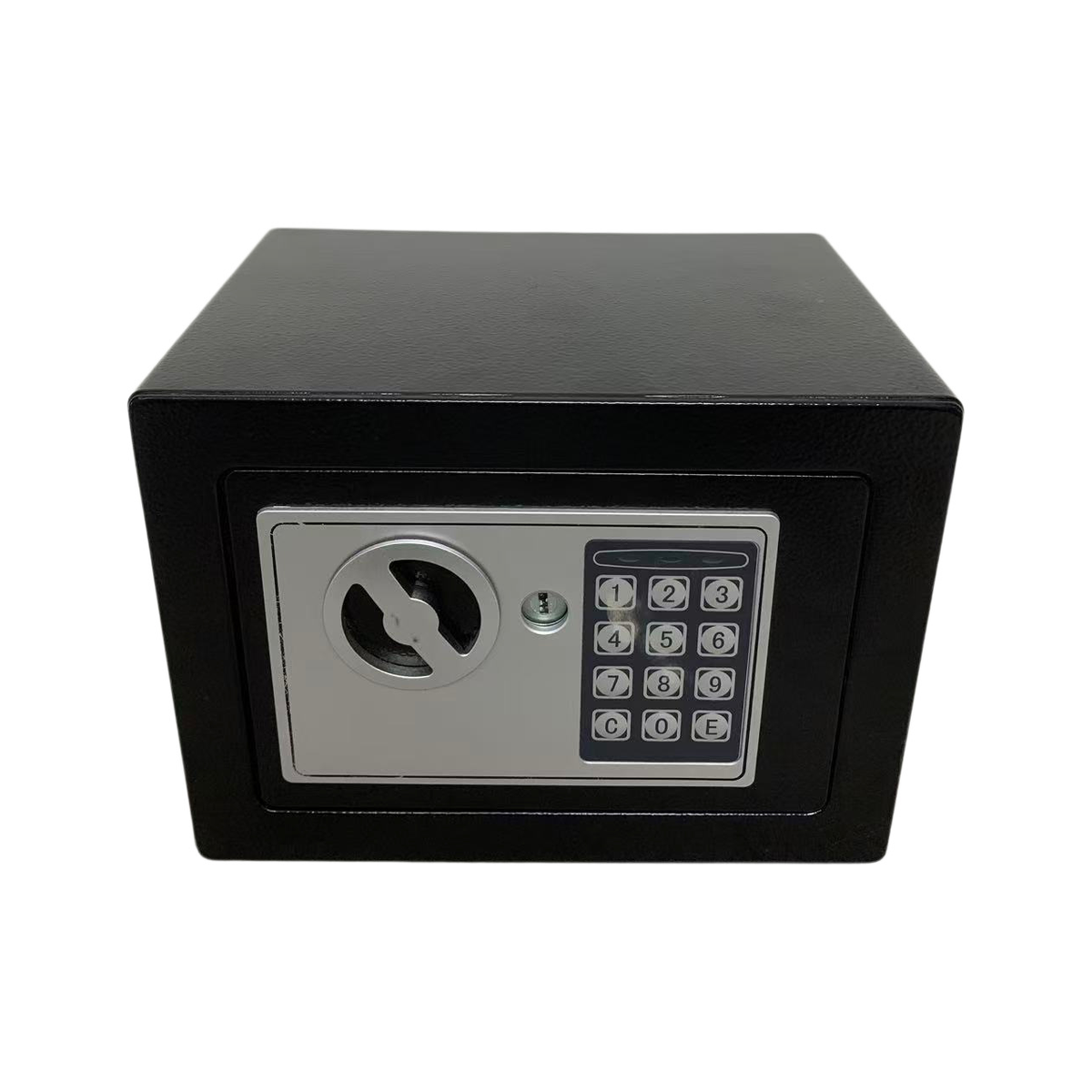 Compact Electronic Keypad Safe, Steel Box and Key Override