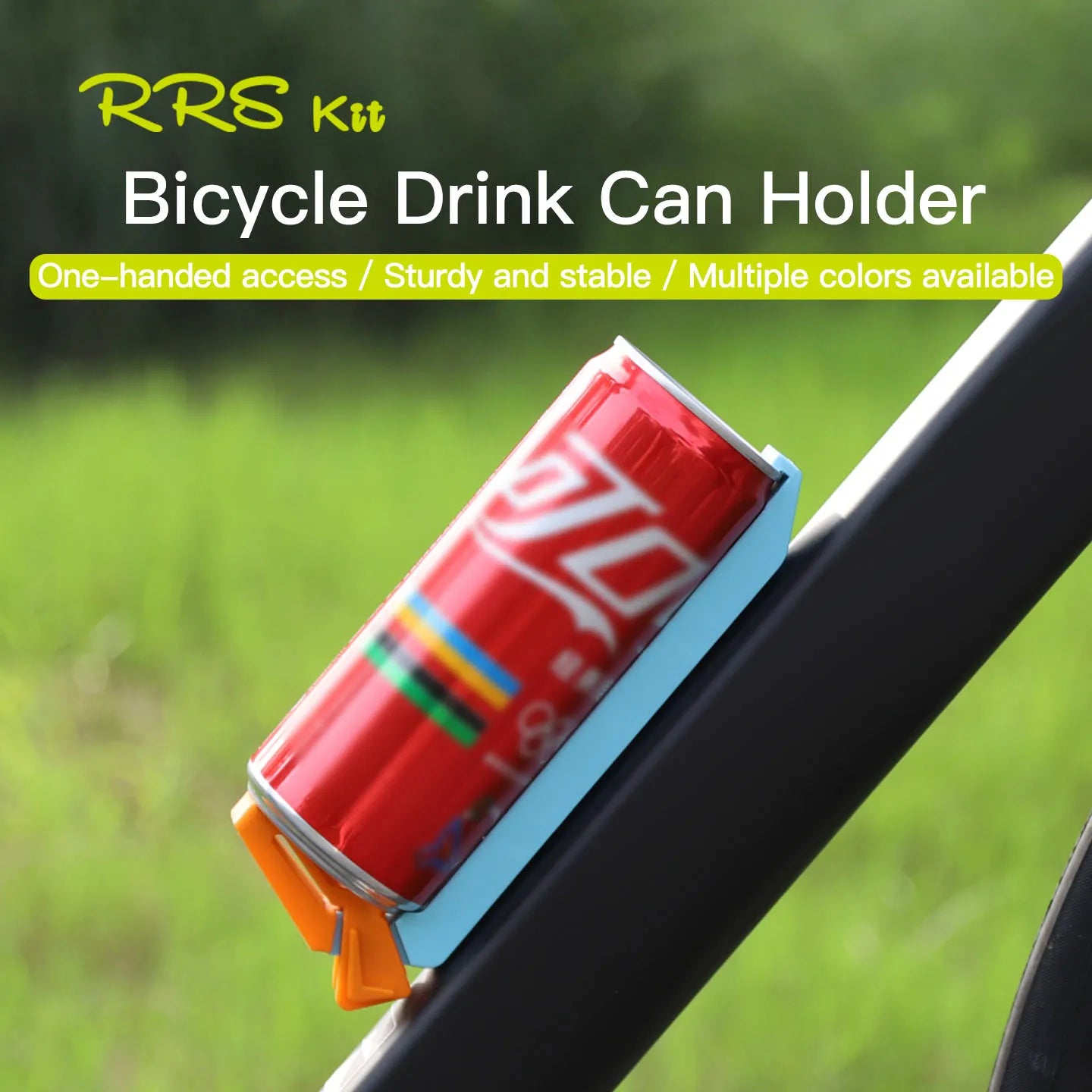 Bike Drink Can Holder - Universal Bicycle Beverage Bottle Cage Mount