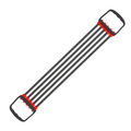 Five-Tube Chest Expander with Resistance Bands – 4 Colors