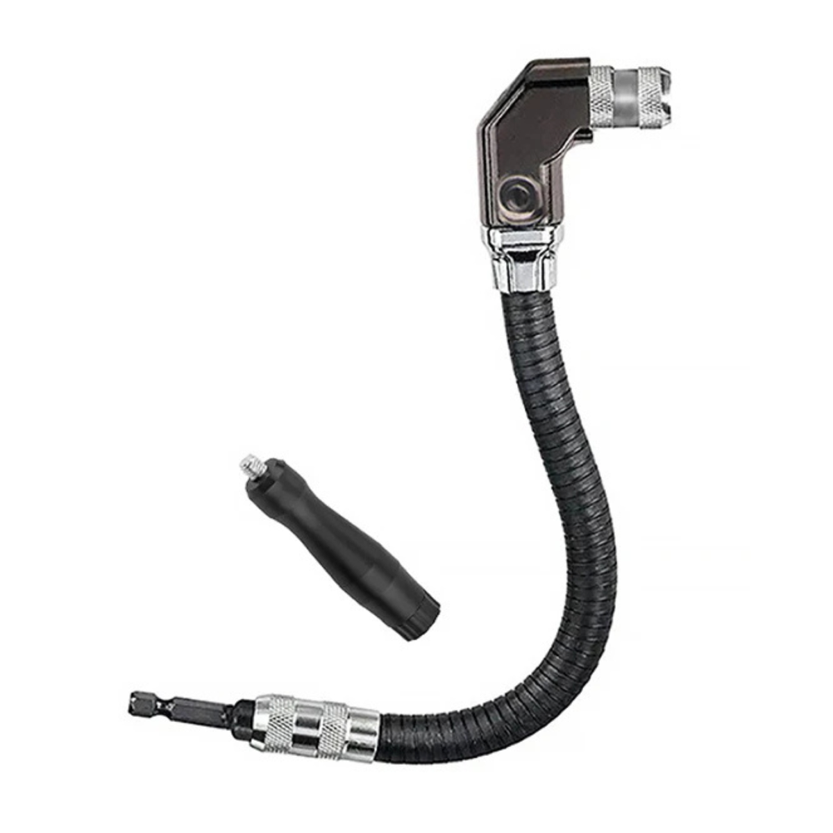 12-Inch Flexible Right-Angle Drill Attachment with Handle