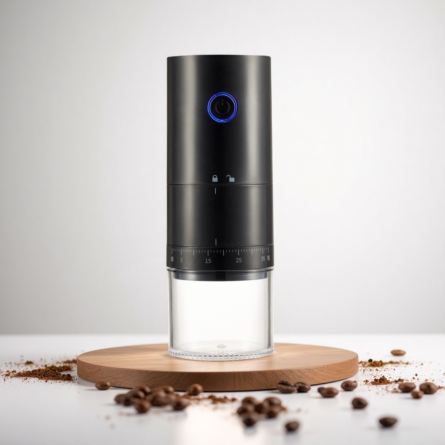 Rechargeable Coffee Grinder Portable Electric Burr Mill