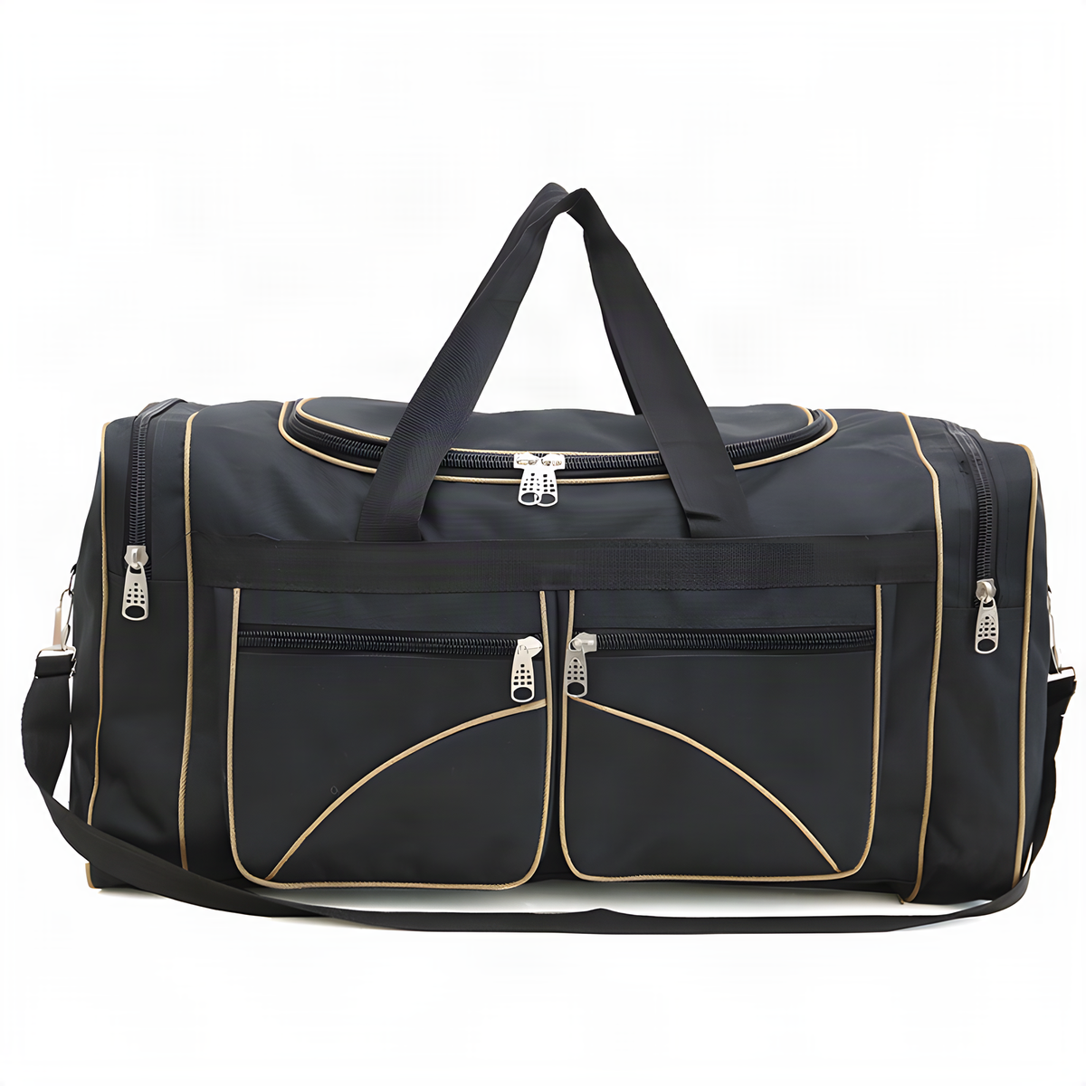Large Oxford Travel Duffel Bag, 69 cm and Zippered Pockets