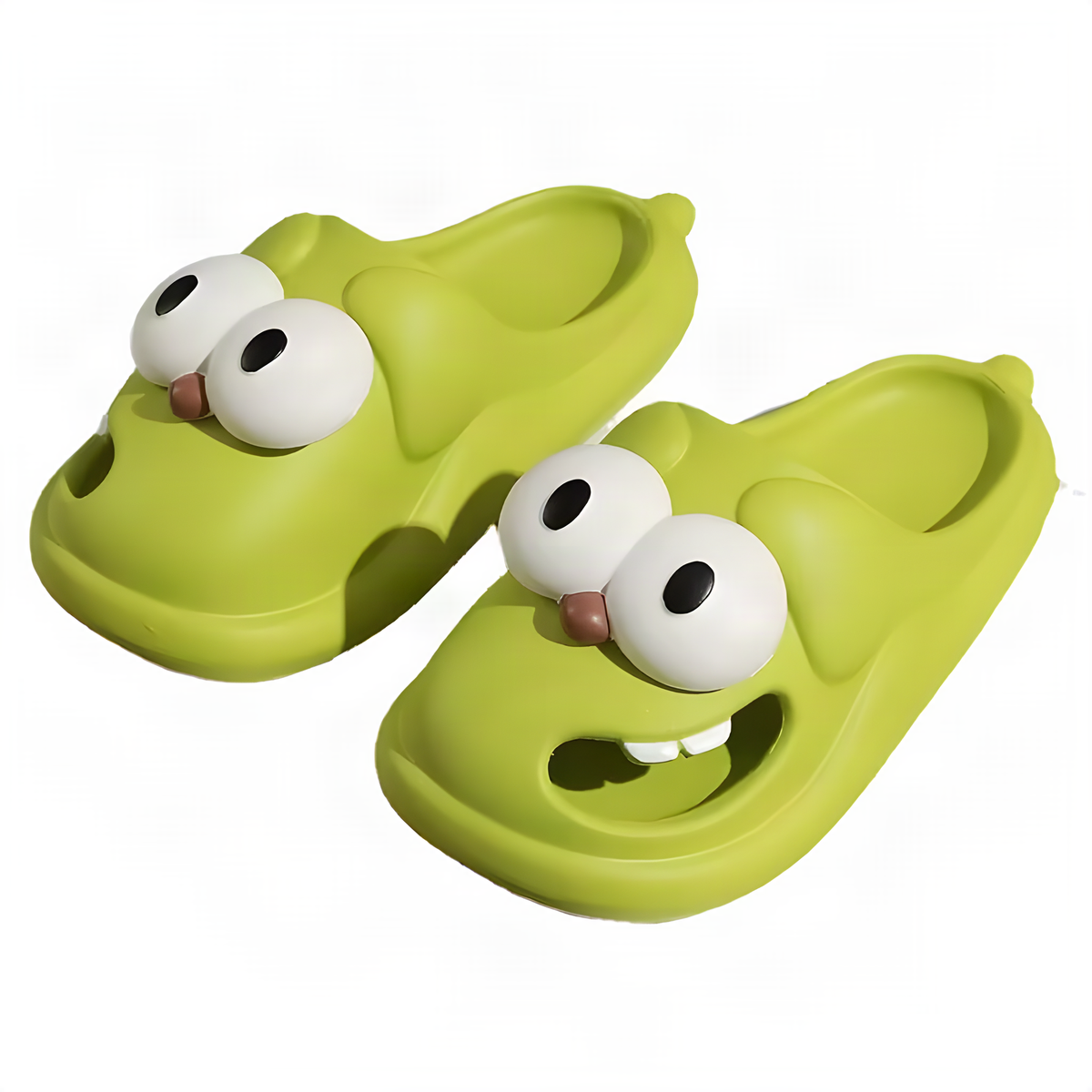 Dog Face Slides, Backless Indoor Slippers in Five Colors