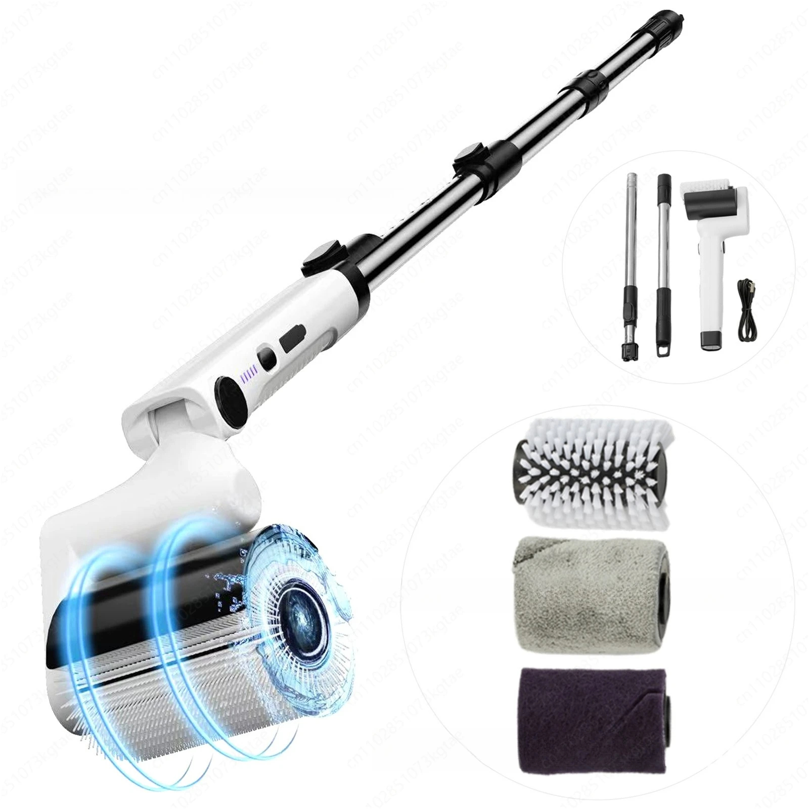 Electric Roller Cleaning Brush – Spin Scrubber for Home