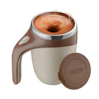 Electric Self-Stirring Mug - Rechargeable Magnetic Mixing Cup