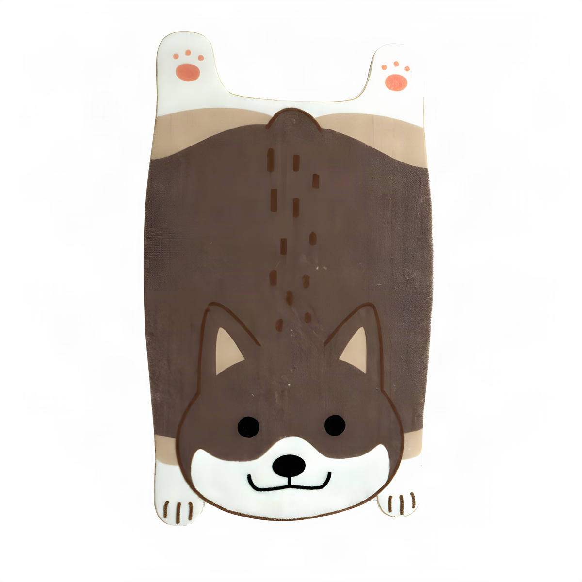 Dog-Shaped PVC Door Mat in Shiba Inu and Corgi Designs, 50 x 80 cm