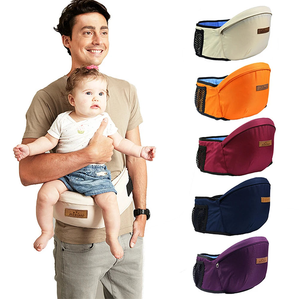 Ergonomic Baby Hip Seat Carrier - Forward-Facing Waist Seat | Reduces Back Pain