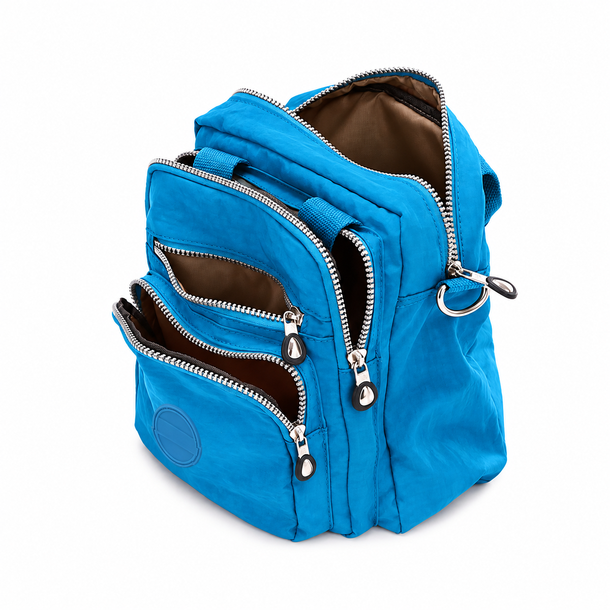 Multi-Pocket Nylon Convertible Backpack for Everyday Carry