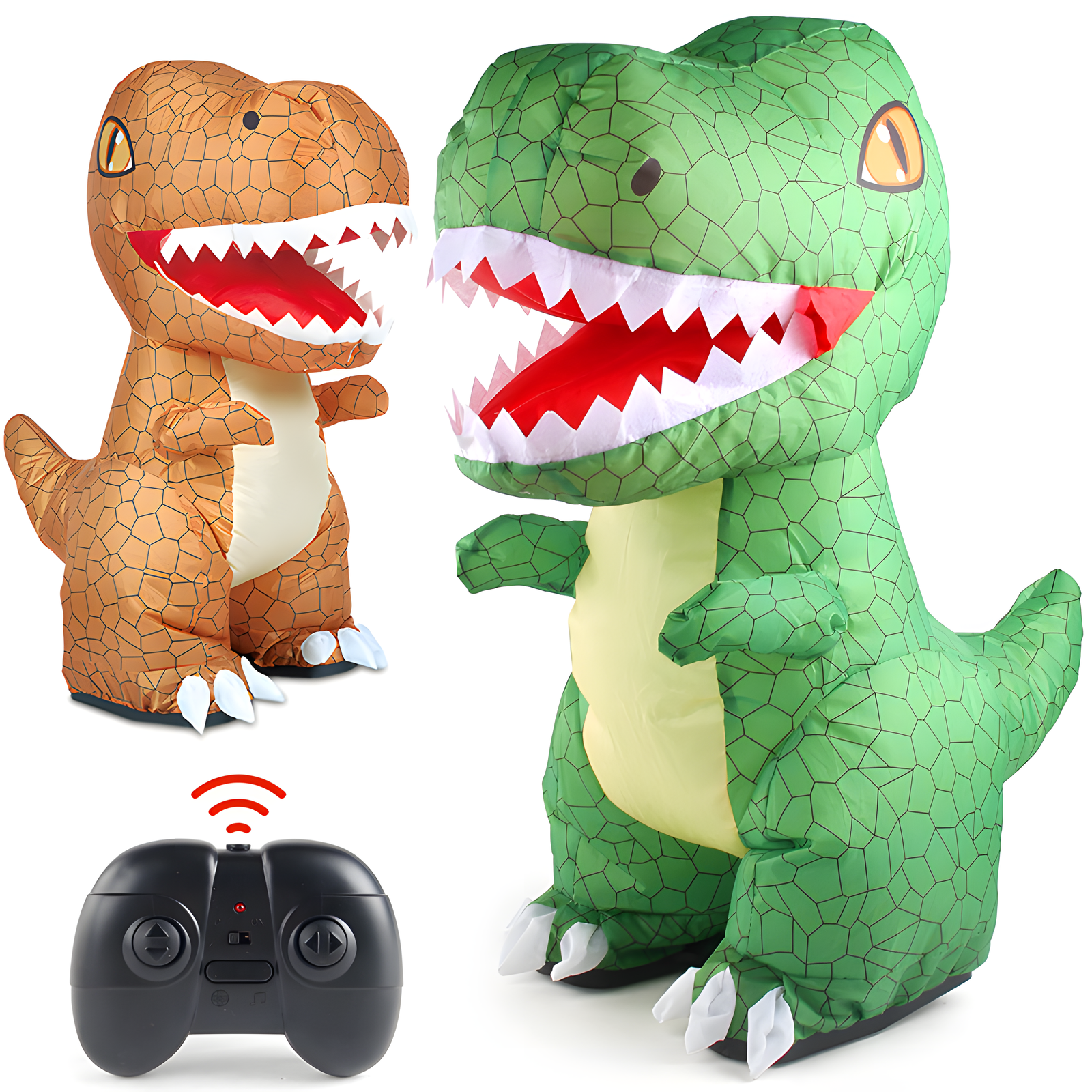 Inflatable Remote Control Dinosaur Toy for Kids RC Dino