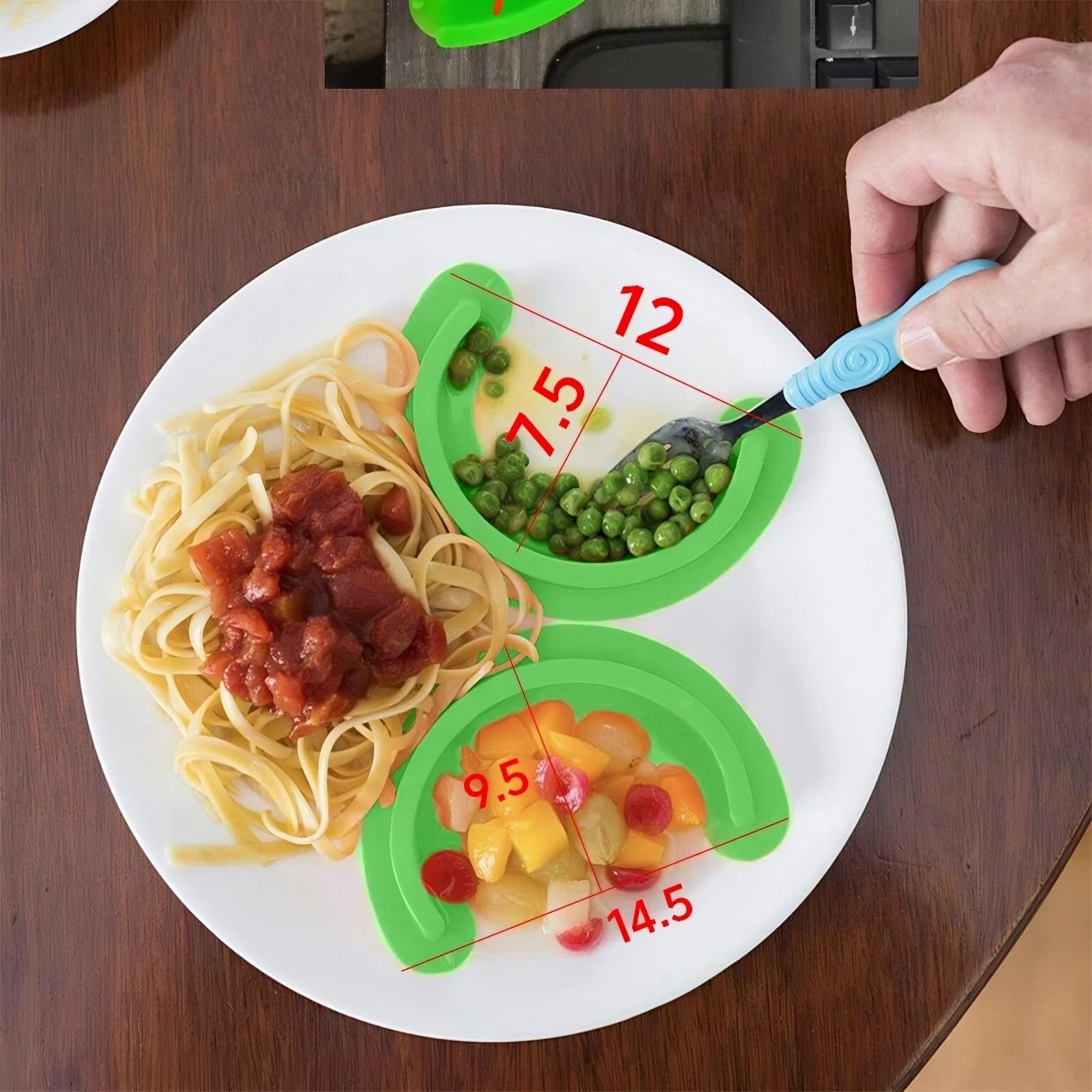 Silicone Plate Separator - Non-Slip Dish Divider Protector for Storage