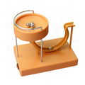 Motorized Marble Track Desk Toy, Looping ABS Ball Display