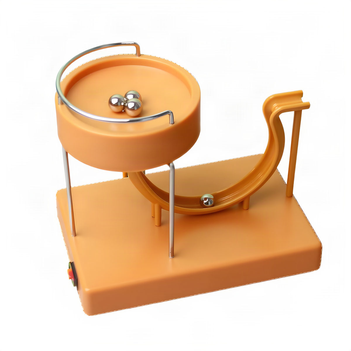 Motorized Marble Track Desk Toy, Looping ABS Ball Display