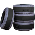 Adjustable Tire Storage Covers Set of 4 with Carry Handles
