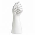 Hand-Shaped Ceramic Vase, Sculptural Flower Display 23.5 cm