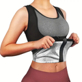 Front-Zip Sports Vest with Adjustable Lower Band, S/M–5XL