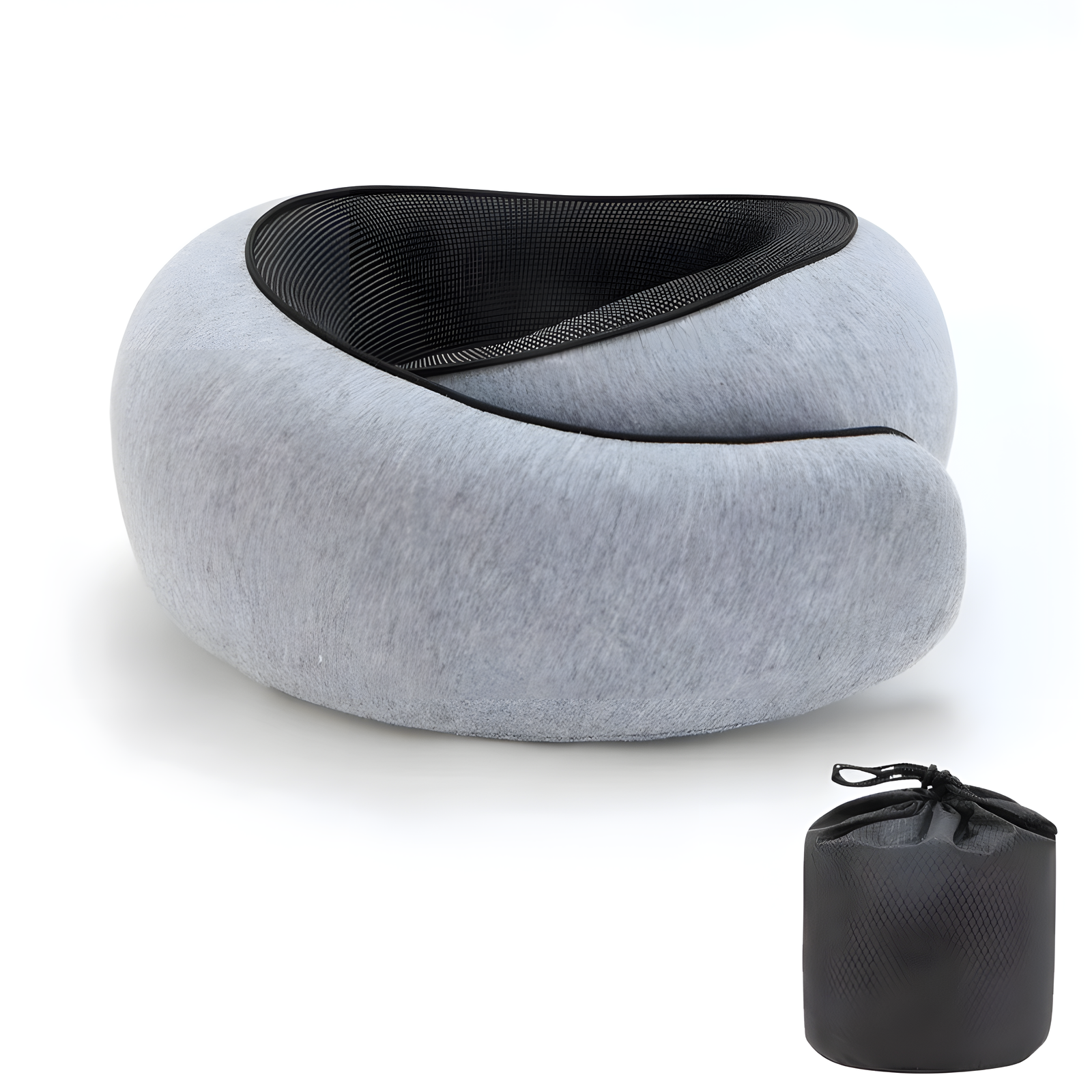 Memory Foam Travel Neck Pillow U-Shape with Storage Bag