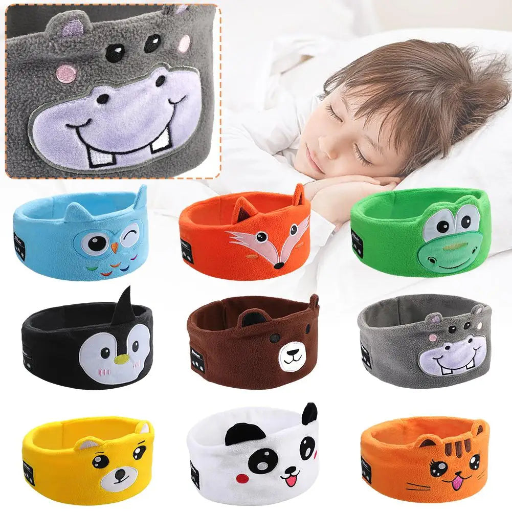 Kids Bluetooth Headband – Wireless Speaker Sleep Mask for Travel