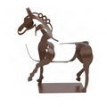 Openwork Iron Horse Sculpture for Shelf and Desk Displays