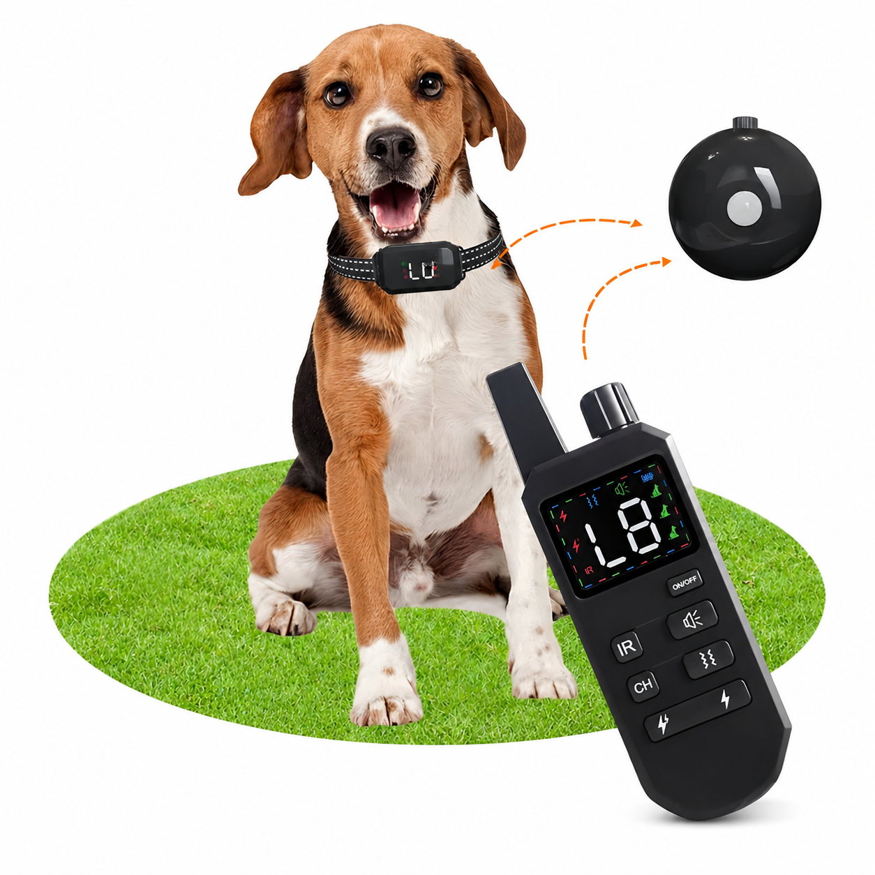 Remote Dog Training Collar with Sound & Vibration Control