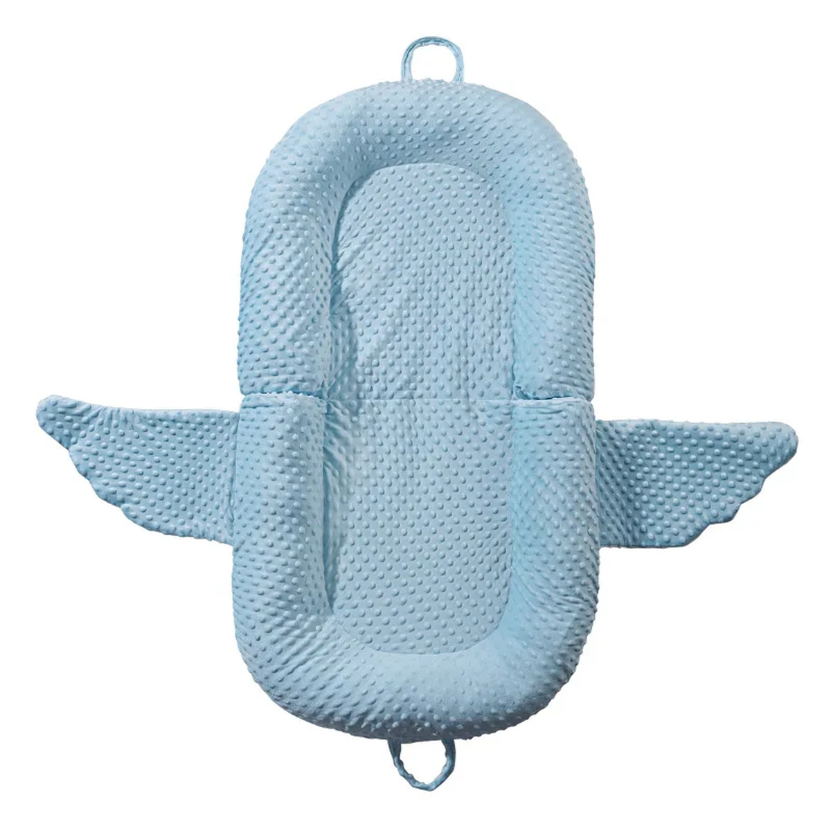 Portable Padded Baby Lounger Nest with Carry Handles and Bumper