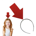 Funny Arrow Headband Party Accessory with Detachable Symbols