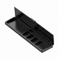Keyboard Wrist Rest with Hidden Storage Tray in Black or White