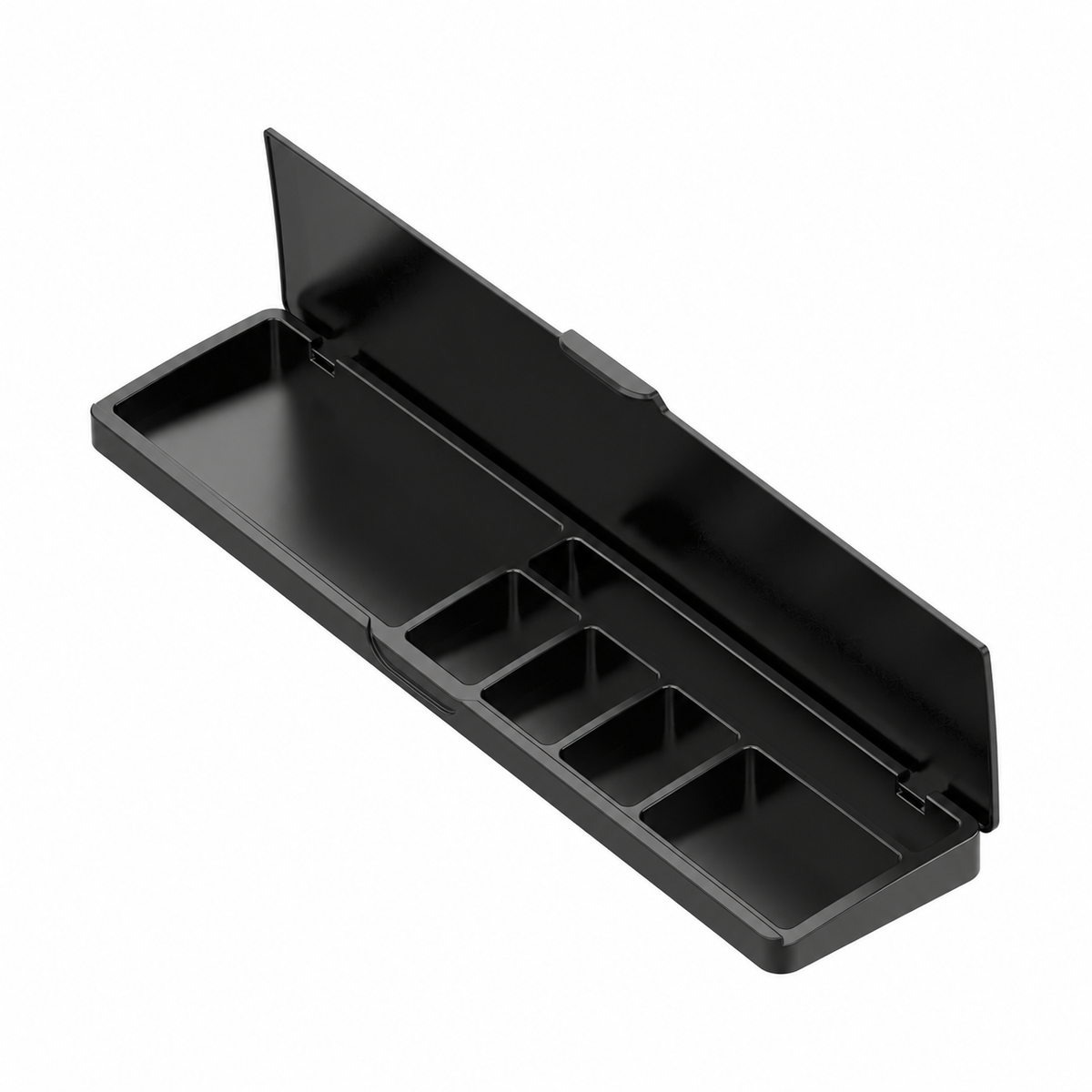 Keyboard Wrist Rest with Hidden Storage Tray in Black or White