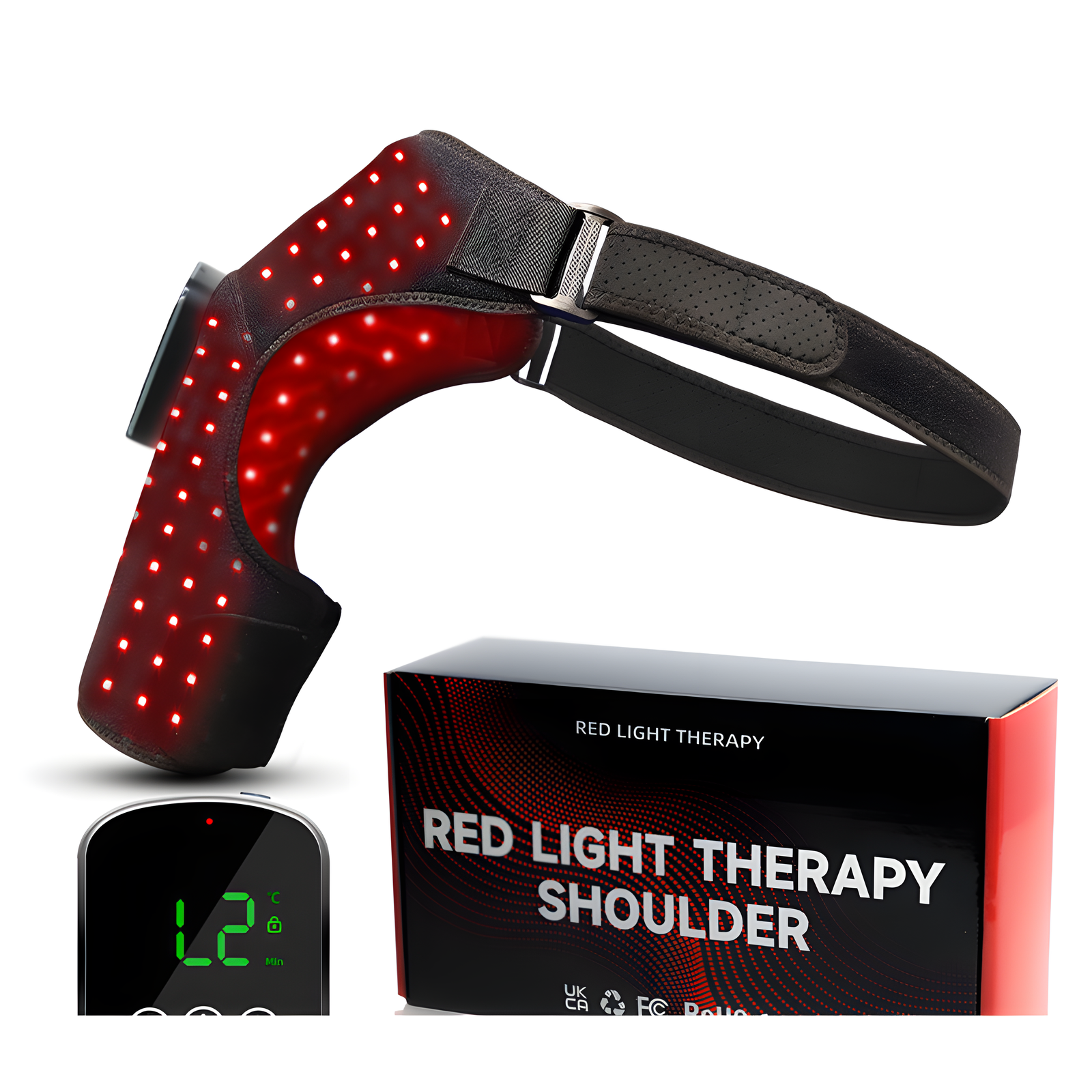 Rechargeable Shoulder Massager Cordless Neck & Back Relief Device