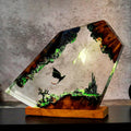 Dragon Resin Night Light – 7-Color LED USB Ambient Lamp
